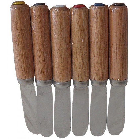 Conjunto 6 Espátulas Para Patê